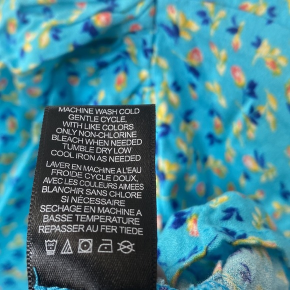 (AA4) AFRM Soni Ditsy Ruched Floral Sweetheart Balloon Sleeves Top, Size XS, NWT - Picture 9 of 9